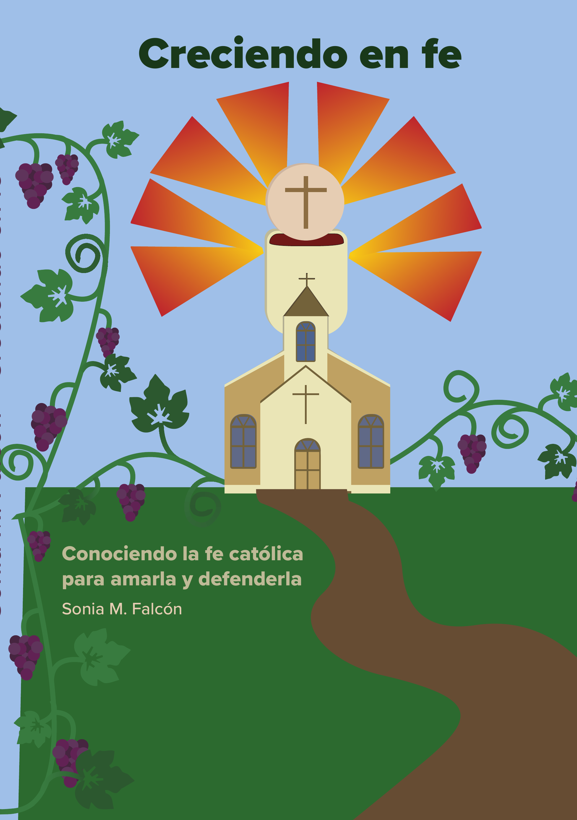 Spanish edition front cover — Creciendo en fe